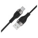 Acefast C11-04 USB-A - USB-C 3A Cable 1.2m Magnetic Braid - Black
