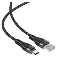 Acefast C11-04 USB-A - USB-C 3A Cable 1.2m Magnetic Braid - Black