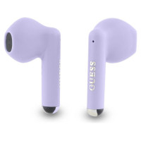 Guess Bluetooth headphones GUTWSJ14ESGU TWS + docking station purple/purple Printed Classic Logo