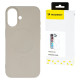 Wozinsky Liquid Silicone Case MagSafe for Samsung Galaxy S25 - Beige