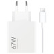 Xiaomi Ładowarka sieciowa Xiaomi BHR9465EU 67W 6.2A USB-A z kablem USB-C - biała