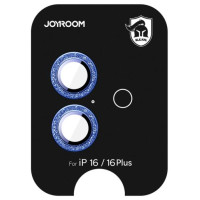 Joyroom JR-MSF0300 protective glass for iPhone 16/16 Plus lenses - blue