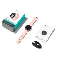Joyroom Classis Series JR-FC1 Smartwatch with Call Answering Function / IP68 Protection - Pink