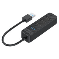 Orico TWU32-4A USB-A 3.1 hub / 1x USB-A 3.1 + 3x USB-A 2.0 + USB-C 5V/3A - black
