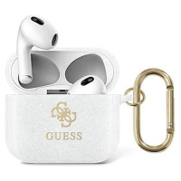 Guess GUA3UCG4GT AirPods 3 cover Transparent Glitter Collection