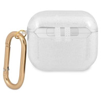Guess GUA3UCG4GT AirPods 3 cover Transparent Glitter Collection
