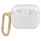 Guess GUA3UCG4GT AirPods 3 cover Transparent Glitter Collection