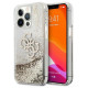 Guess 4G Big Liquid Glitter case for iPhone 13 Pro Max 6.7" - gold