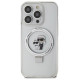 Karl Lagerfeld KLHMP15LHMRSKCH iPhone 15 Pro 6.1" white/white hardcase Ring Stand Karl&Choupette MagSafe