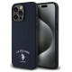 U.s. Polo Assn. US Polo USHCP15XPARV iPhone 15 Pro Max 6.7" Navy Printed DH Logo