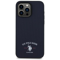 U.s. Polo Assn. US Polo USHCP15XPARV iPhone 15 Pro Max 6.7" Navy Printed DH Logo