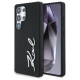 Karl Lagerfeld Case Karl Lagerfeld Silicone Metal Signature Logo Samsung Galaxy S25 Ultra black