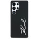 Karl Lagerfeld Case Karl Lagerfeld Silicone Metal Signature Logo Samsung Galaxy S25 Ultra black