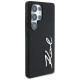 Karl Lagerfeld Case Karl Lagerfeld Silicone Metal Signature Logo Samsung Galaxy S25 Ultra black
