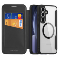 Dux Ducis Skin X Pro case for Samsung Galaxy S25+ with MagSafe and wallet - black