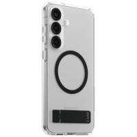Panzerglass CARE by PanzerGlass Feature Black Kickstand & QI Case for Samsung Galaxy S25+ - Transparent