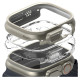 Ringke Slim 2-pack Case for Apple Watch Ultra 1/2 (49mm) - Clear & Titanium