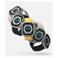 Ringke Slim 2-pack Case for Apple Watch Ultra 1/2 (49mm) - Clear & Titanium