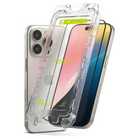 Ringke Easy Slide 2-pack Black Frame Tempered Glass for iPhone 16 Pro