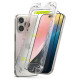 Ringke Easy Slide 2-pack Black Frame Tempered Glass for iPhone 16 Pro