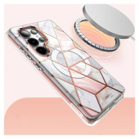 Supcase Cosmo Mag Case for Samsung Galaxy S25 Ultra - Marble Pink