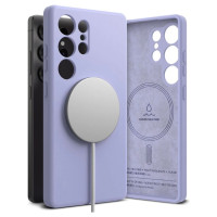 Ringke Silicone MagSafe Case for Samsung Galaxy S25 Ultra - Purple
