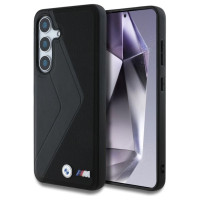 BMW Leather Oversized Stripes MagSafe case for Samsung Galaxy S25 - black