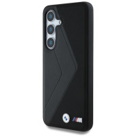 BMW Leather Oversized Stripes MagSafe case for Samsung Galaxy S25 - black