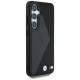 BMW Leather Oversized Stripes MagSafe case for Samsung Galaxy S25 - black