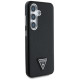 Guess Grained Triangle Logo MagSafe case for Samsung Galaxy S25 - black