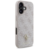 Guess HC PU 4G Small 4G and Classic iPhone 16 MagSafe Case - Pink