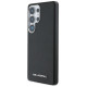 Karl Lagerfeld Saffiano Full Wrapped Elongated Metal Logo MagSafe Case for Samsung Galaxy S25 Ultra - Black