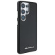 Karl Lagerfeld Saffiano Full Wrapped Elongated Metal Logo MagSafe Case for Samsung Galaxy S25 Ultra - Black