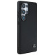 Mercedes Leather Horizontal Debossed Curves MagSafe Case for Samsung Galaxy S25 Ultra - Black