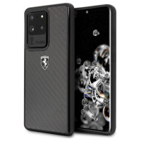 Ferrari Carbon Heritage Case for Samsung Galaxy S20 Ultra - Black