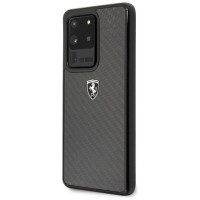 Ferrari Carbon Heritage Case for Samsung Galaxy S20 Ultra - Black