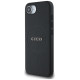 Guess PU Grained Classic Logo case with MagSafe for iPhone 16e - black