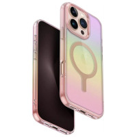 Uniq Iridescia Magclick Charging Case for iPhone 16 Pro - Pink