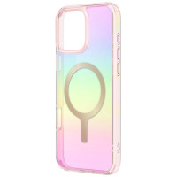 Uniq Iridescia Magclick Charging Case for iPhone 16 Pro - Pink