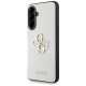 Guess Grained Big 4G Logo Small Classic Logo case for Samsung Galaxy A56 - beige