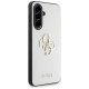 Guess Grained Big 4G Logo Small Classic Logo case for Samsung Galaxy A56 - beige