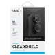 Uniq Optix Clear Camera Lens Protector iPhone 16 / 16 Plus with Applicator - Clear Black