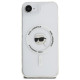 Karl Lagerfeld IML Metal Karl Head MagSafe Case for iPhone 16e White
