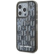 Karl Lagerfeld Liquide Glitter Monogram Gradient iPhone 15 Pro Case - Black