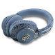 Guess ENC Metal 4G Logo Over-Ear Headphones - Blue