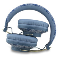 Guess ENC Metal 4G Logo Over-Ear Headphones - Blue