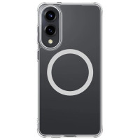 Amazingthing Minimal Mag Case with Magnetic Ring for Samsung Galaxy S25 Edge - Transparent