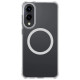 Amazingthing Minimal Mag Case with Magnetic Ring for Samsung Galaxy S25 Edge - Transparent