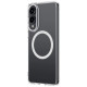 Amazingthing Minimal Mag Case with Magnetic Ring for Samsung Galaxy S25 Edge - Transparent