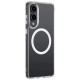 Amazingthing Minimal Mag Case with Magnetic Ring for Samsung Galaxy S25 Edge - Transparent